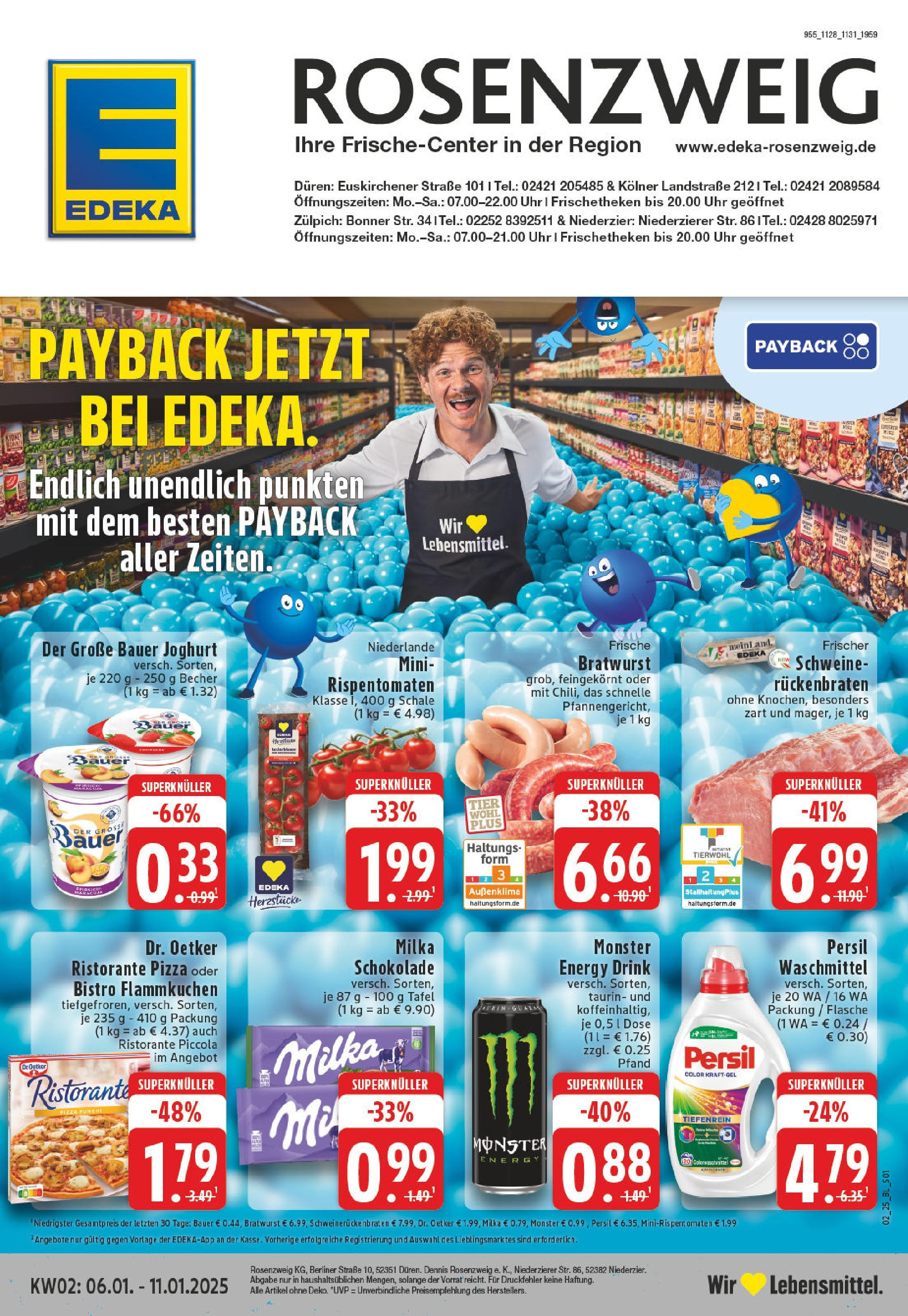 EDEKA Prospekt ab 06.01.2025 - Düren, Euskirchener Straße 1 Online