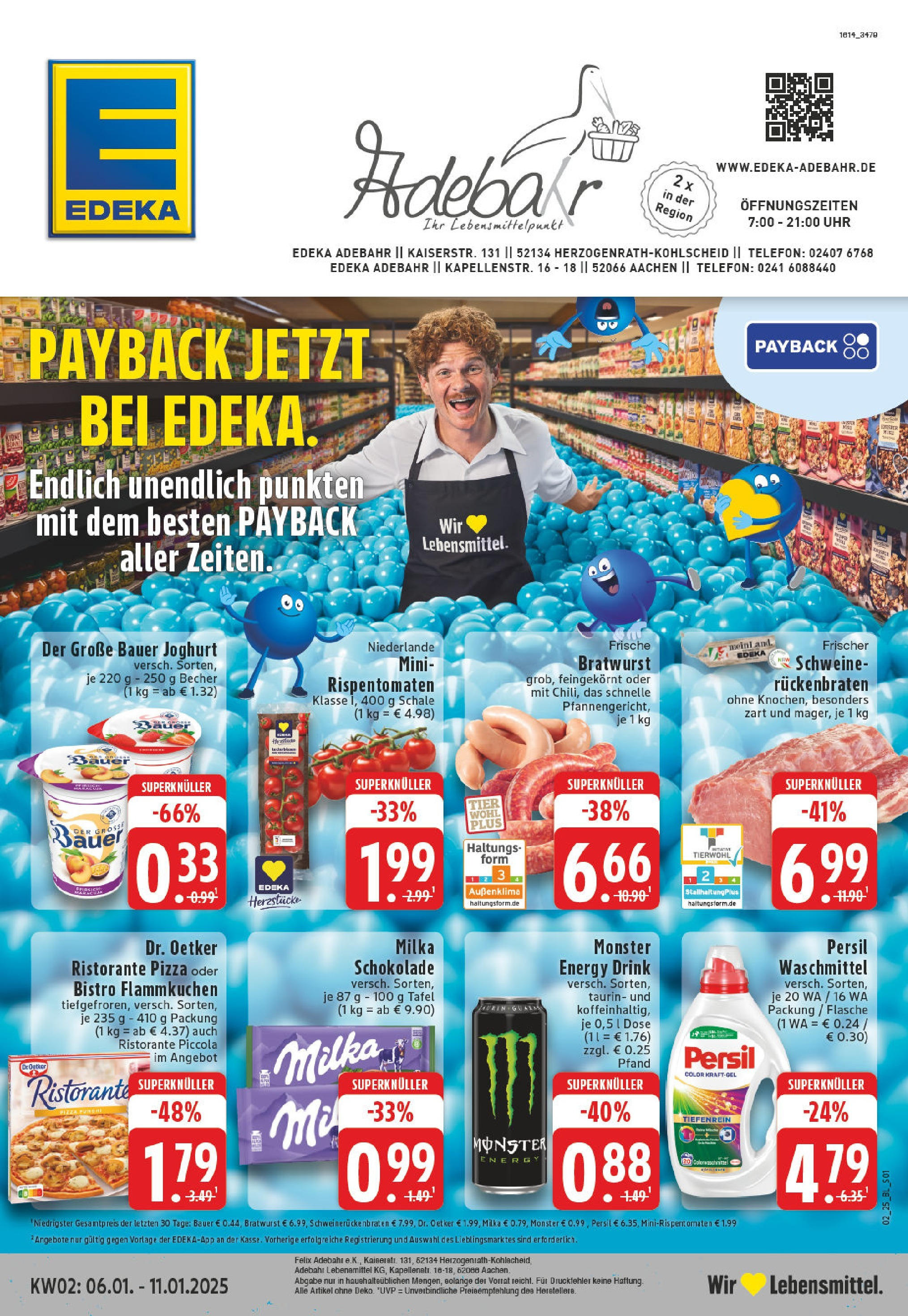 EDEKA Prospekt ab 06.01.2025 - Herzogenrath, Kaiserstraße 1 Online