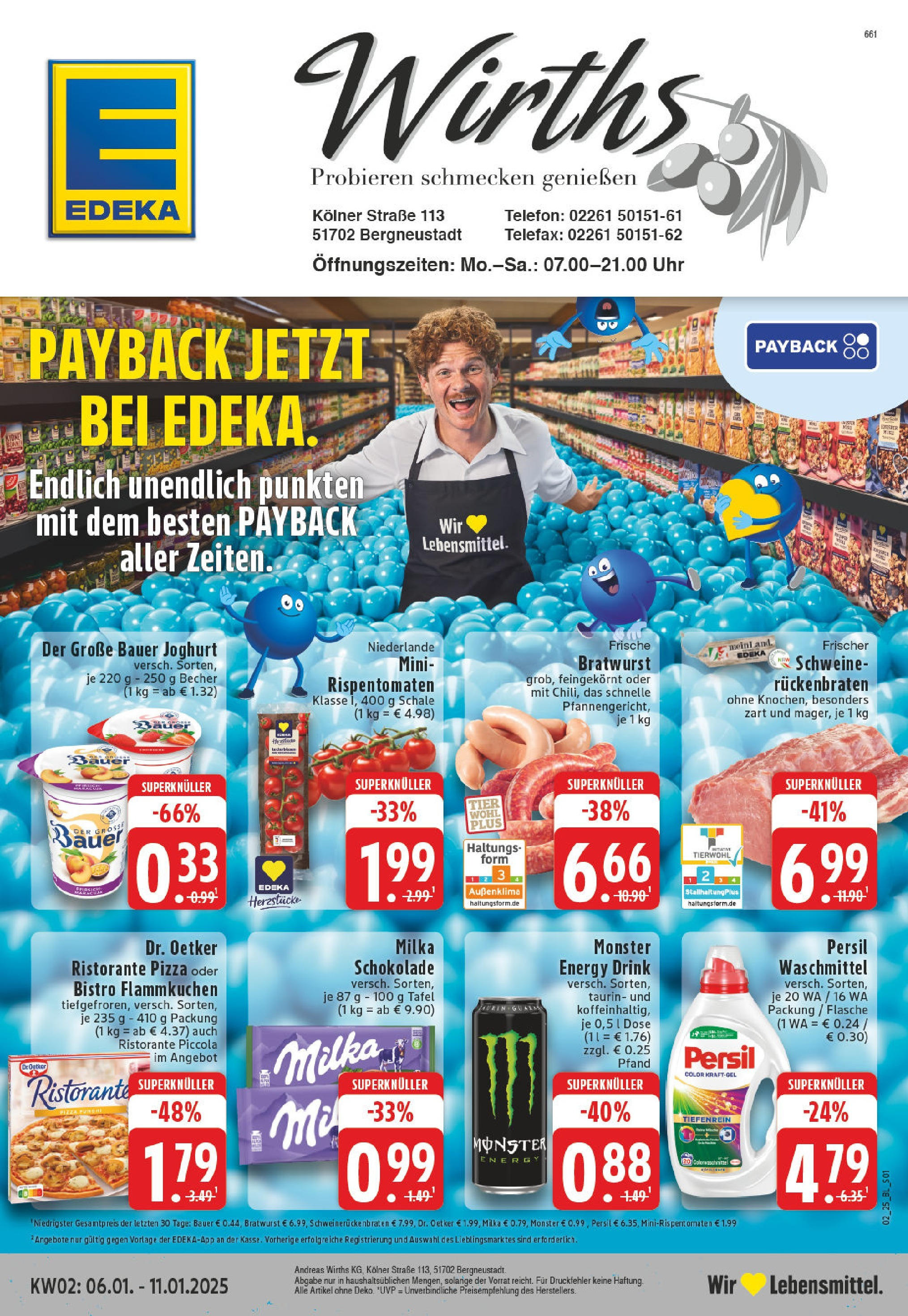 EDEKA Prospekt ab 06.01.2025 - Bergneustadt, Kölner Straße 1 Online