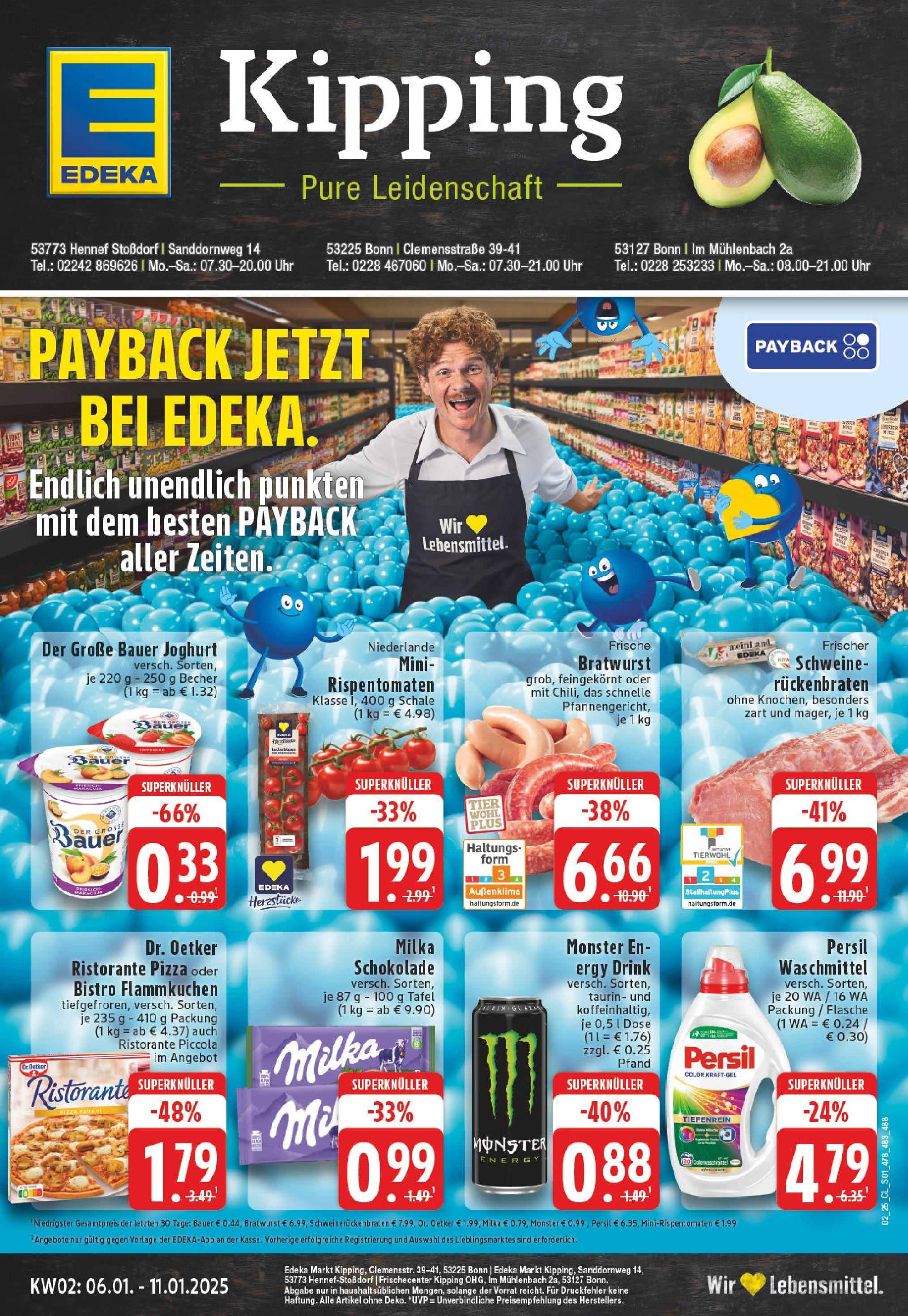 EDEKA Prospekt ab 06.01.2025 - Bonn, Im Mühlenbach 2a Online