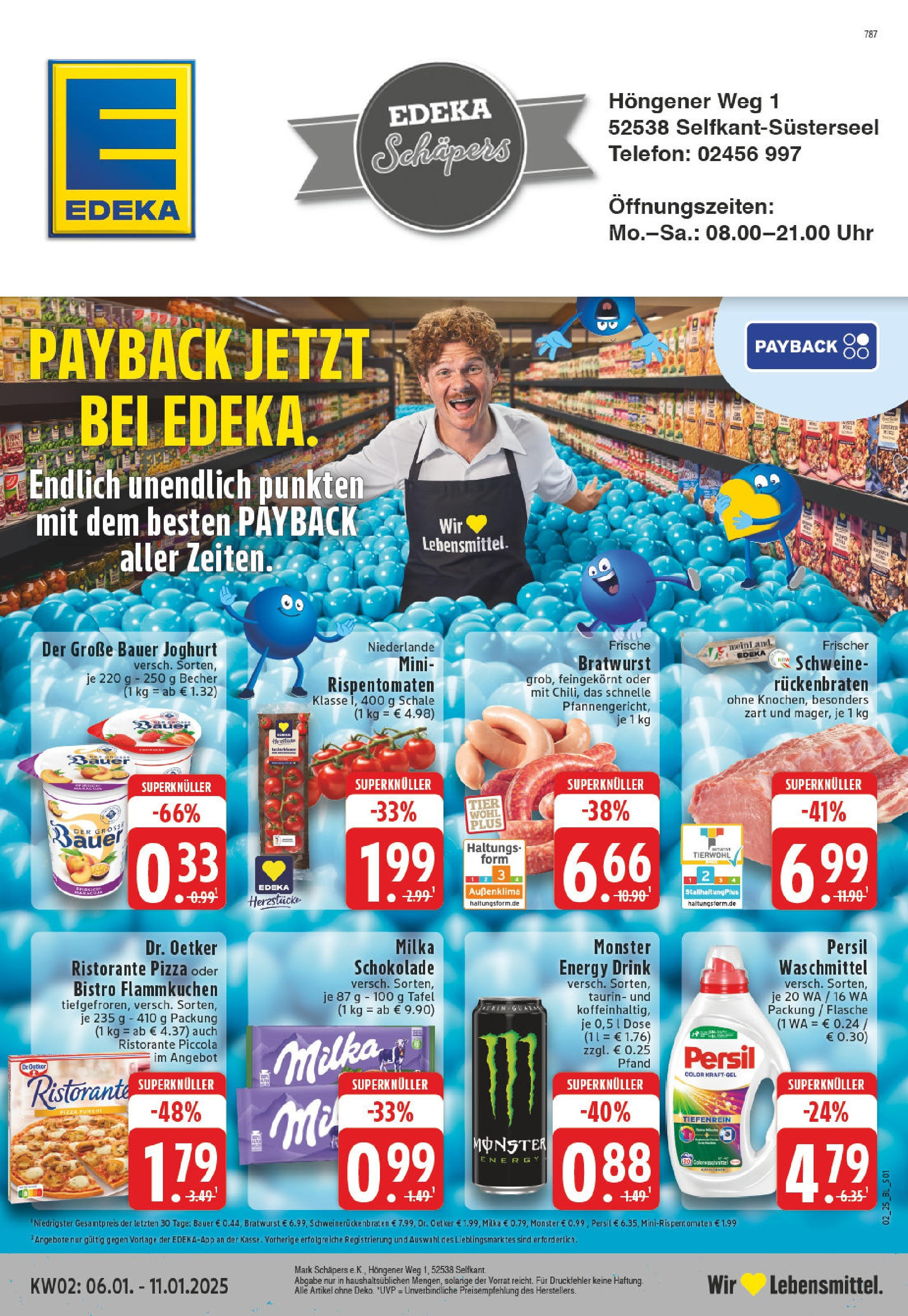 EDEKA Prospekt ab 06.01.2025 - Selfkant-Wehr, Hoengener Weg 1 Online