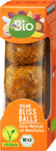 dm-drogerie markt dmBio Vegane Bliss Balls Kokos-Maracuja mit Mangoflocken 3x20g - bis 31.01.2025