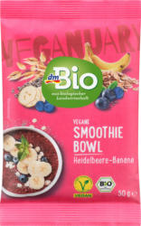 dmBio Vegane Smoothie Bowl, Heidelbeere-Banane