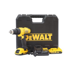 АКУМУЛАТОРНА БОРМАШИНА DEWALT DCD771D2-KS/QW 18 V, 42.00 nm, БРОЙ БАТЕРИИ 2, 2.00 Ah, КУФАР