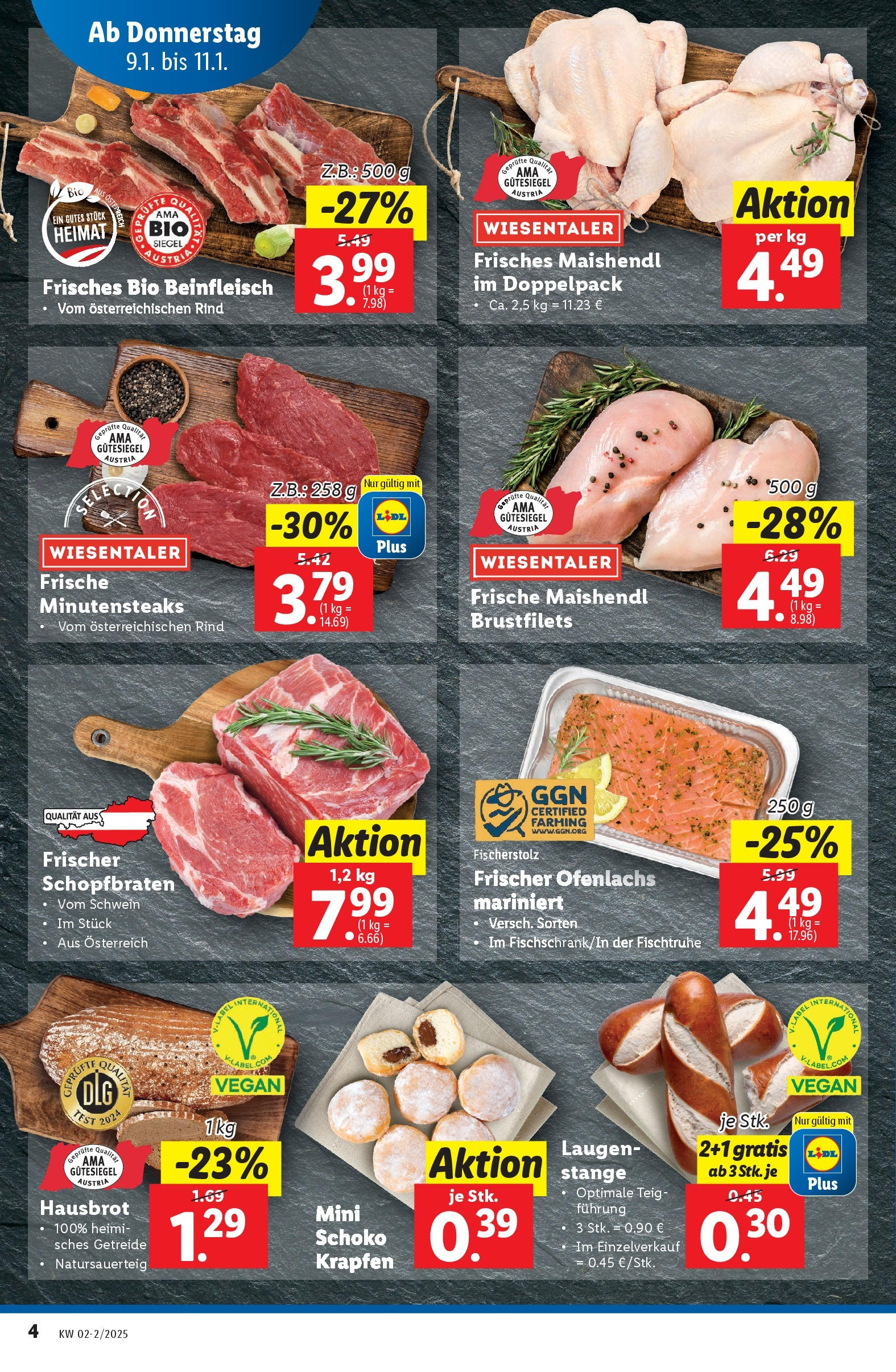 Lidl Flugblatt - Wien ab 09.01.2025 - Angebote ab donnerstag | Seite: 4 | Produkte: Getreide