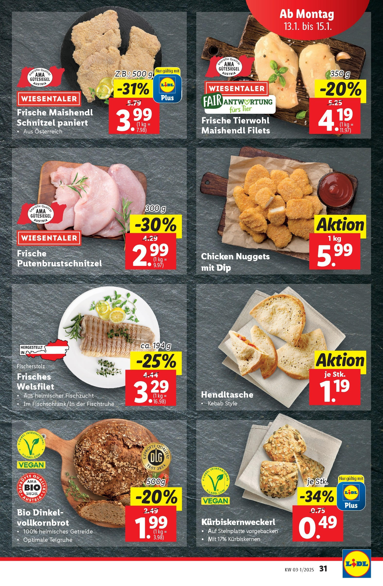 Lidl Flugblatt - Wien ab 09.01.2025 - Angebote ab donnerstag | Seite: 33 | Produkte: Getreide