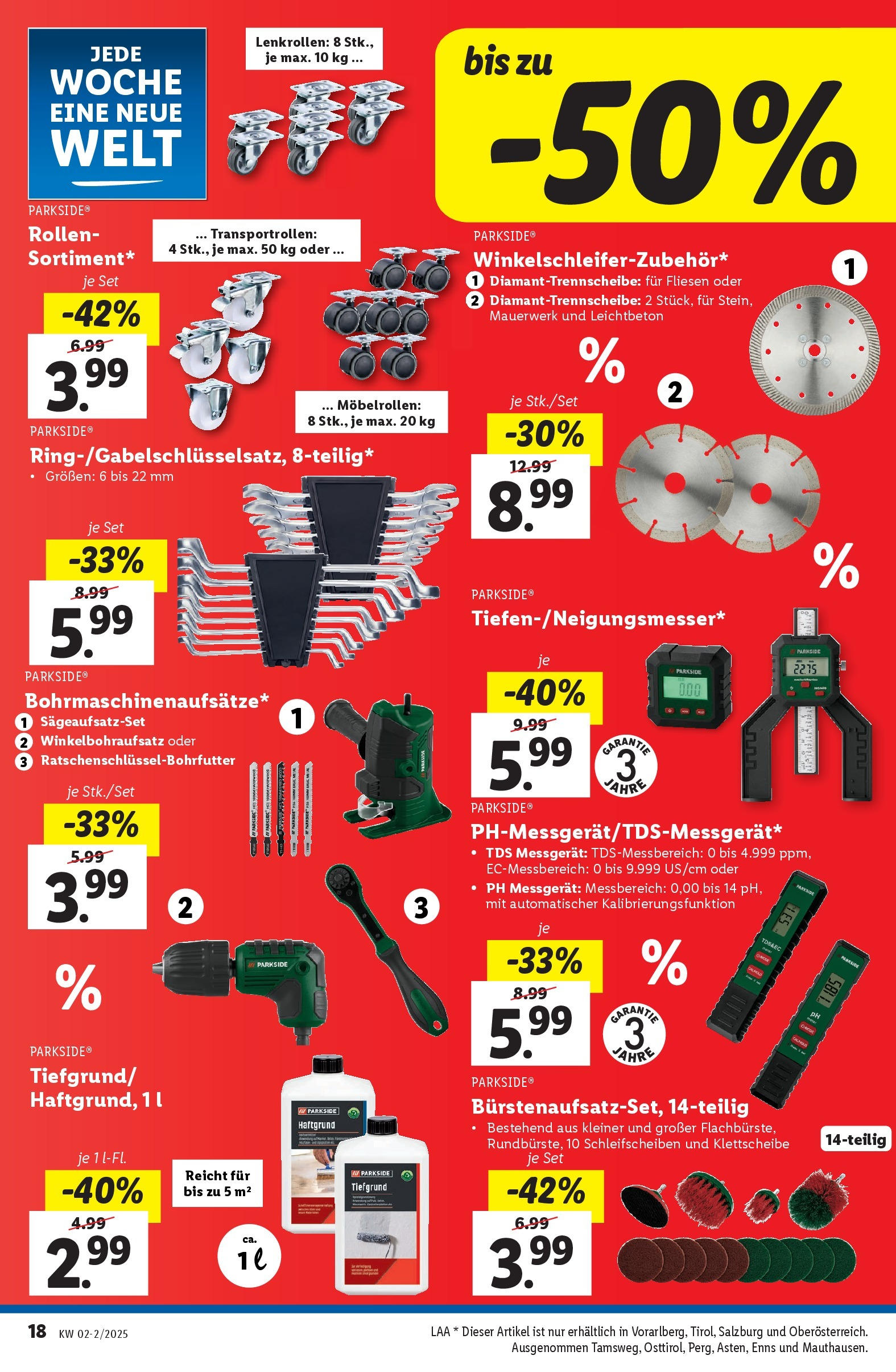 Lidl Flugblatt - Salzburg, Jenbach, Dornbirn ab 08.01.2025 - Angebote ab donnerstag | Seite: 18