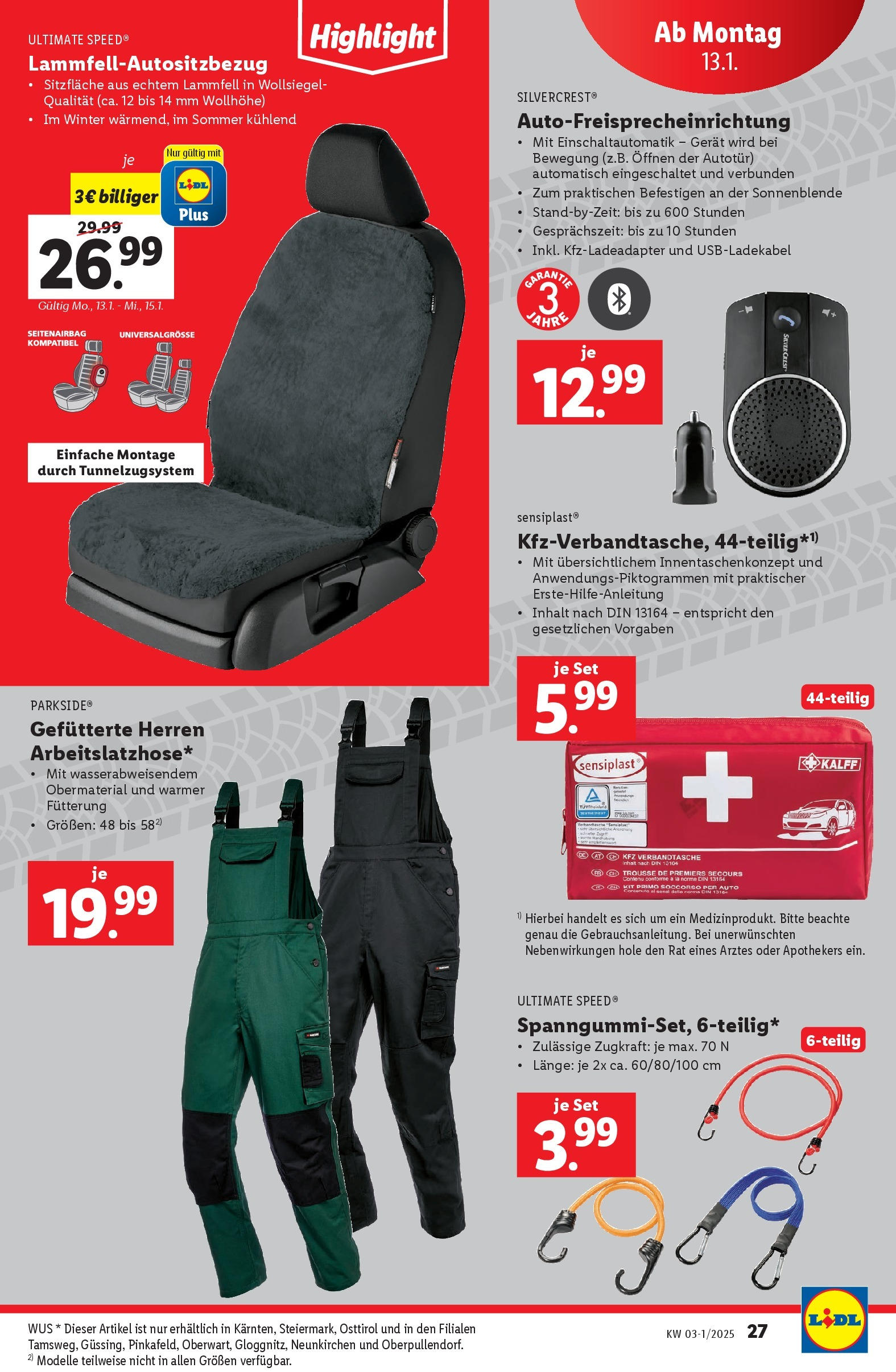 Lidl Flugblatt - Graz, Klagenfurt, Obewart ab 08.01.2025 - Angebote ab donnerstag | Seite: 29