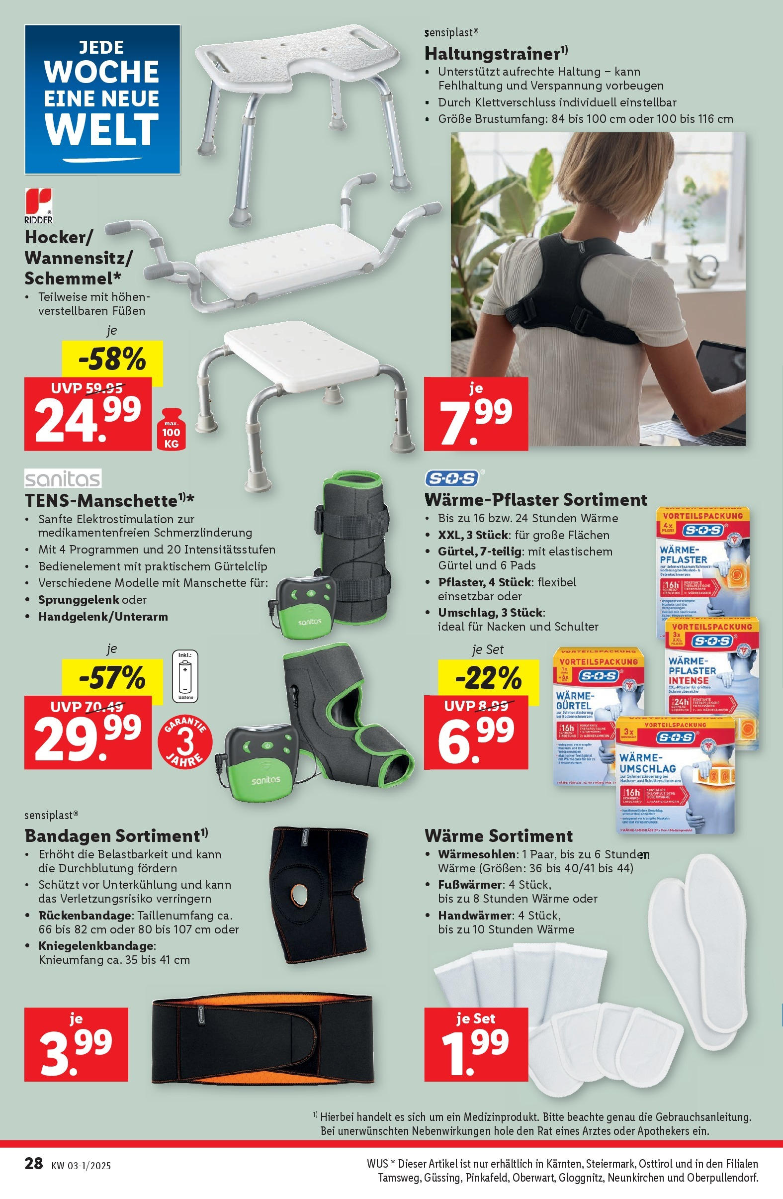 Lidl Flugblatt - Graz, Klagenfurt, Obewart ab 08.01.2025 - Angebote ab donnerstag | Seite: 30 | Produkte: Gürtel, Batterie