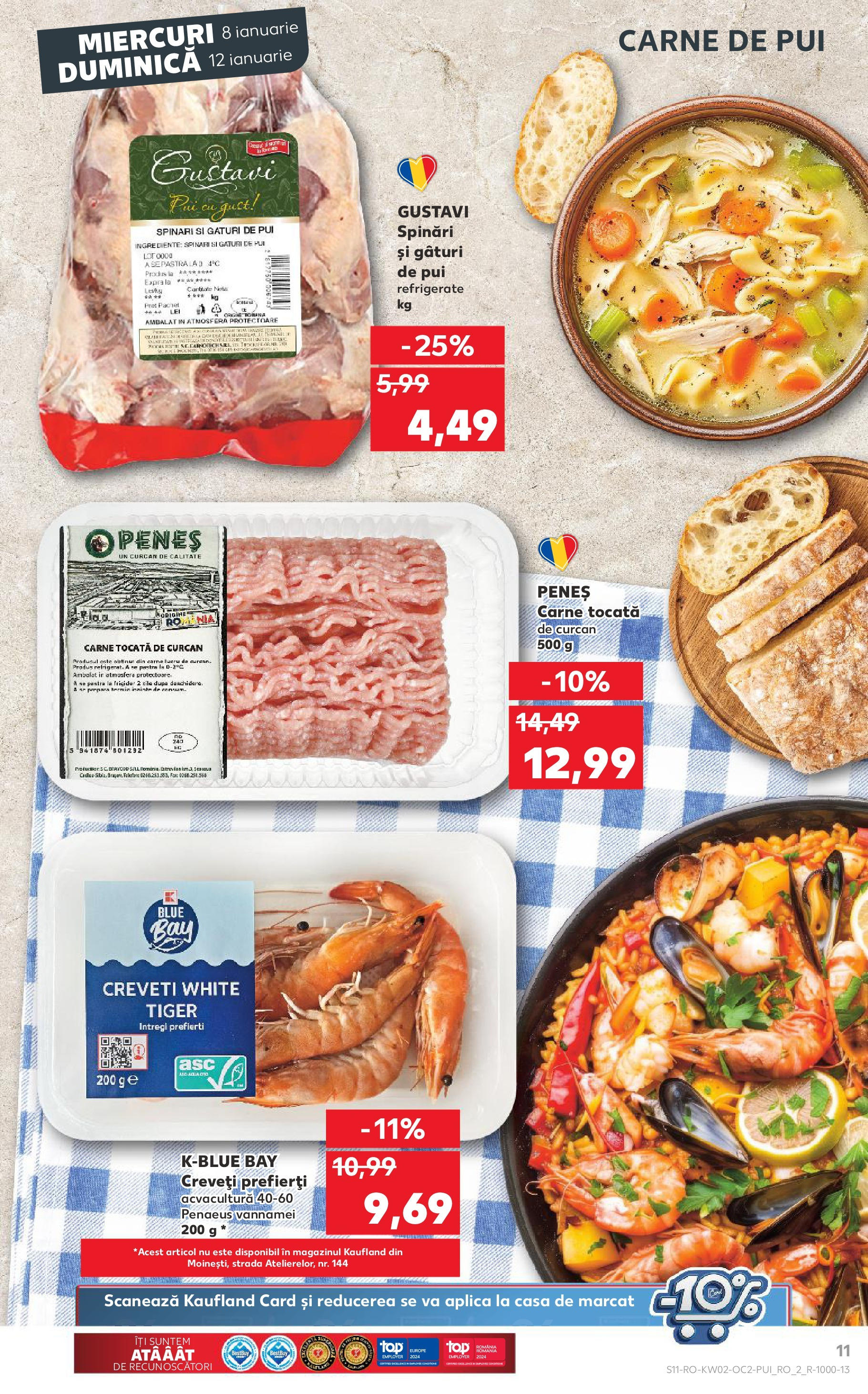 Catalog Kaufland - Târgovişte 08.01.2025 - Revista si Oferta | Pagină: 11 | Produse: Frigider, Carne De Pui, Carne tocată