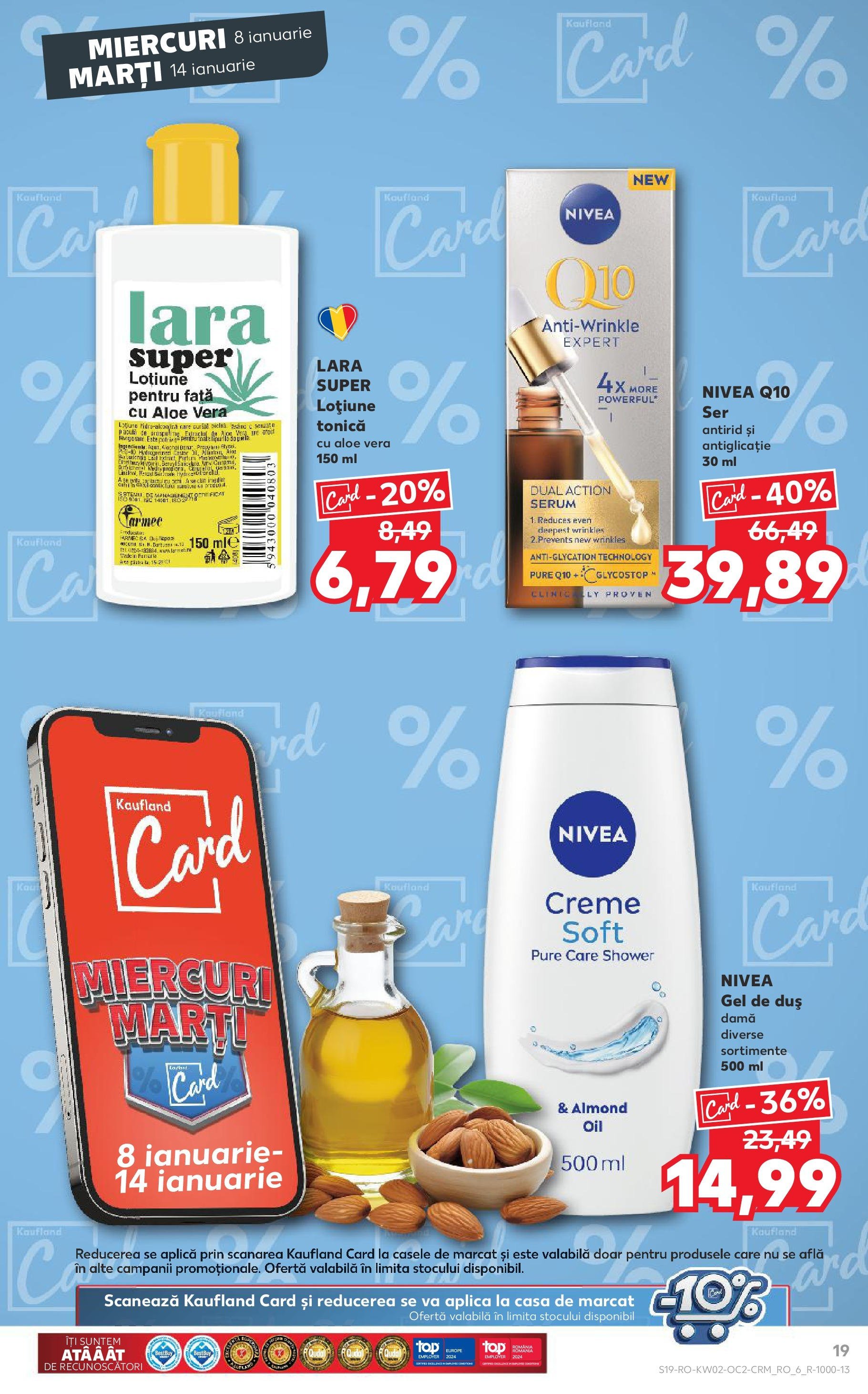 Catalog Kaufland - Târgovişte 08.01.2025 - Revista si Oferta | Pagină: 19 | Produse: Serum, Aloe vera, Duș, Gel de duș