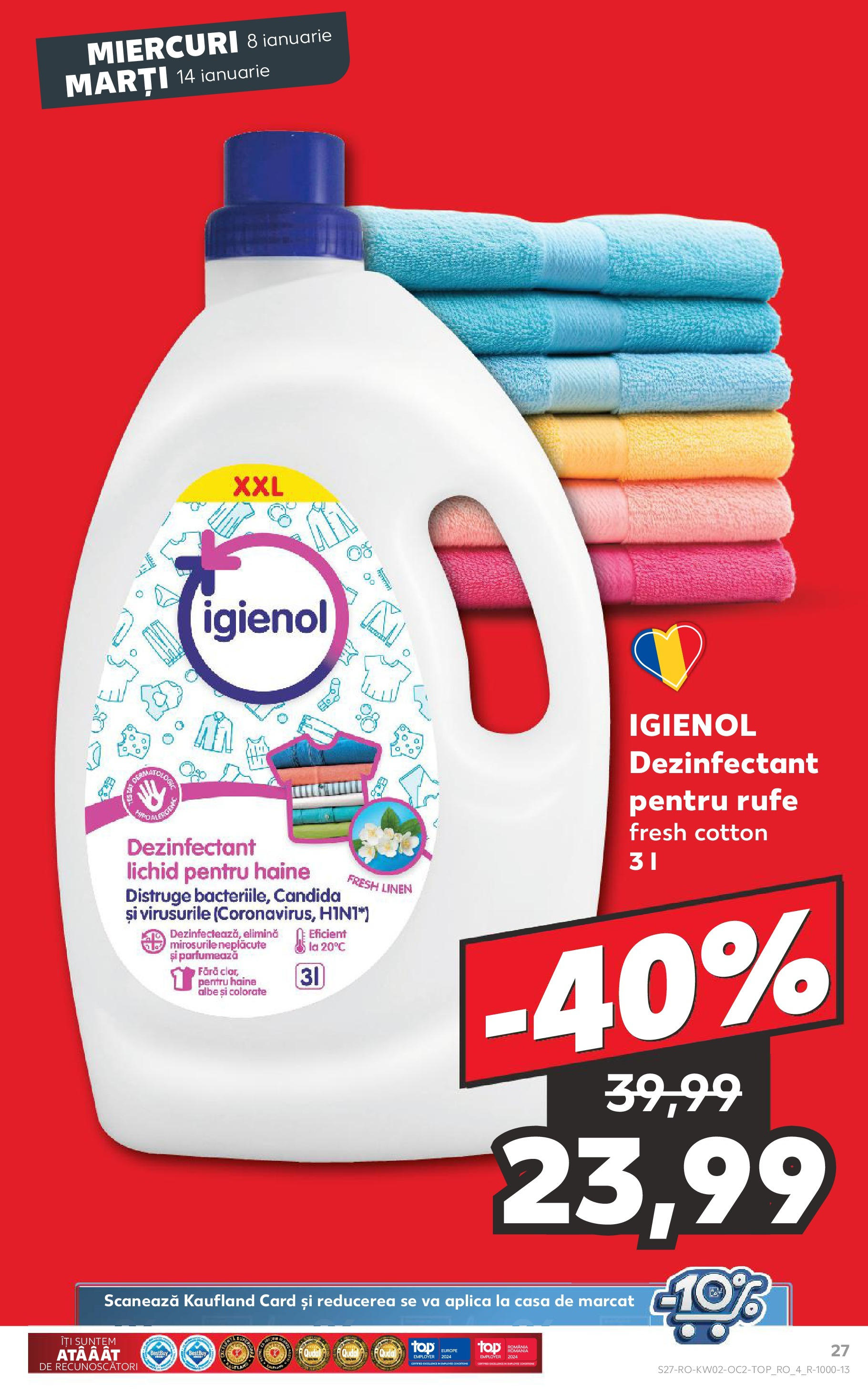 Catalog Kaufland - Târgovişte 08.01.2025 - Revista si Oferta | Pagină: 27 | Produse: Haine