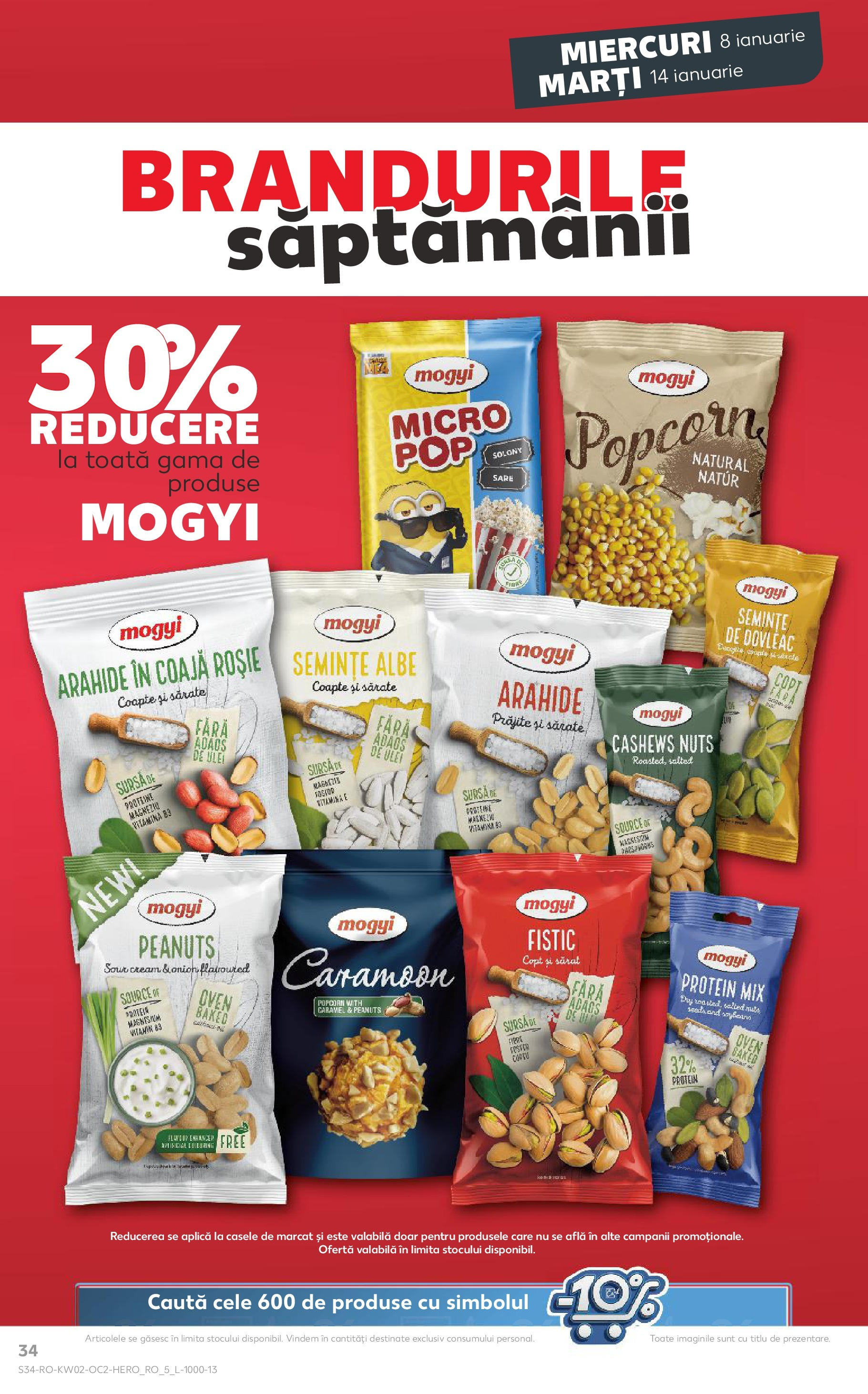 Catalog Kaufland - Târgovişte 08.01.2025 - Revista si Oferta | Pagină: 34 | Produse: Dovleac, Arahide, Fistic, Sare