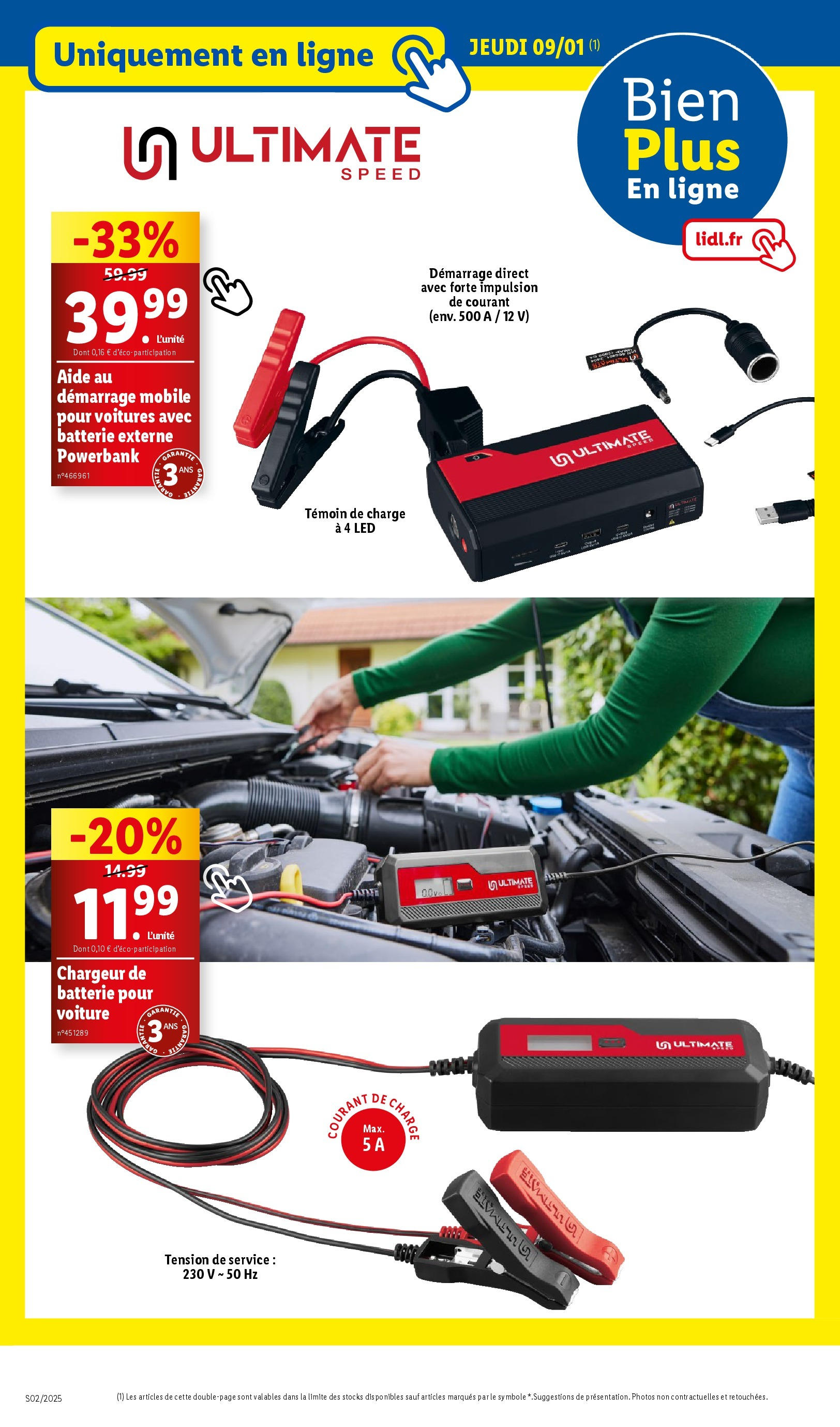 Catalogue LIDL du 06/01/2025 | Promo prospectus en ligne | Page: 54 | Produits: Batterie