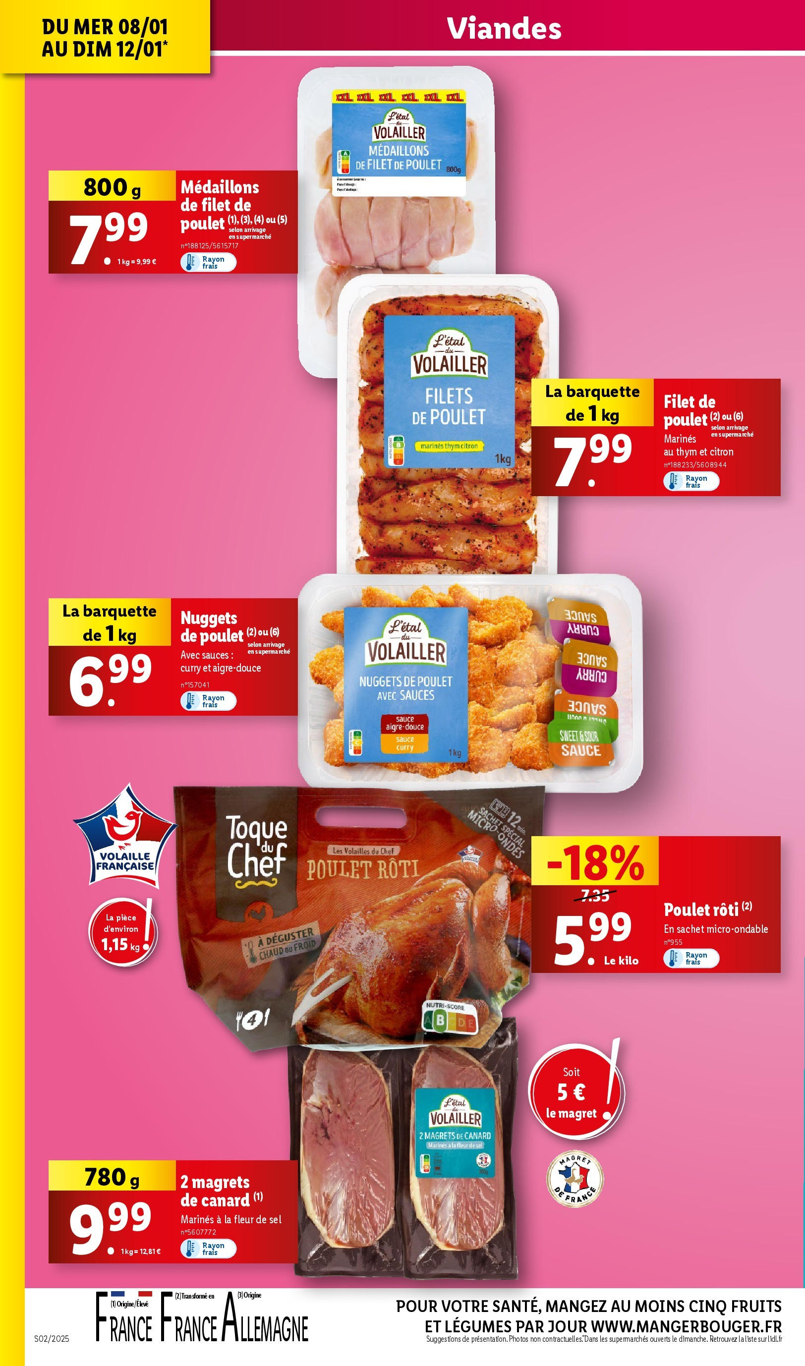 Catalogue LIDL du 07/01/2025 | Promo prospectus en ligne | Page: 6 | Produits: Citron, Volaille, Sel, Curry