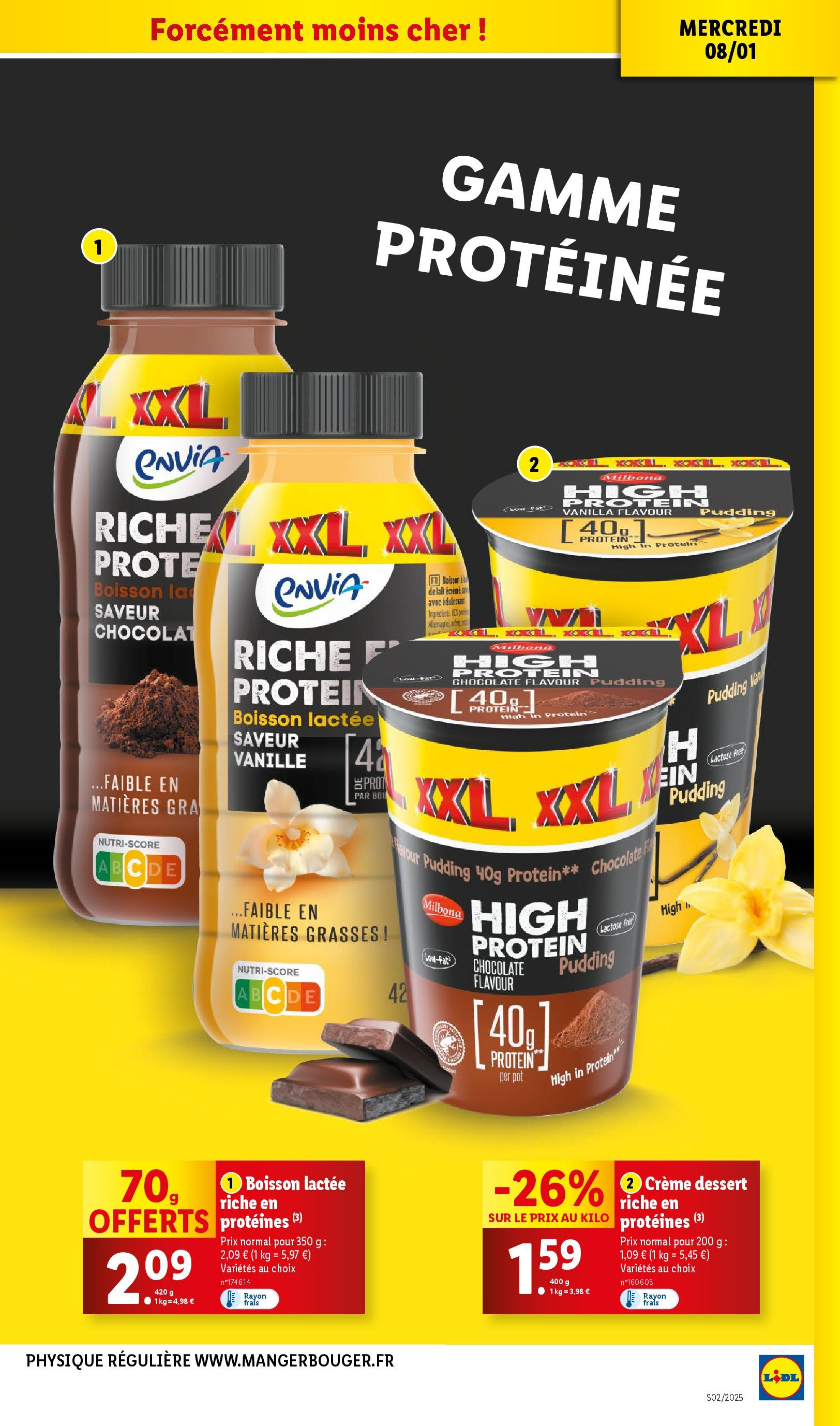 Catalogue LIDL du 07/01/2025 | Promo prospectus en ligne | Page: 17 | Produits: Lait, Chocolat, Crème