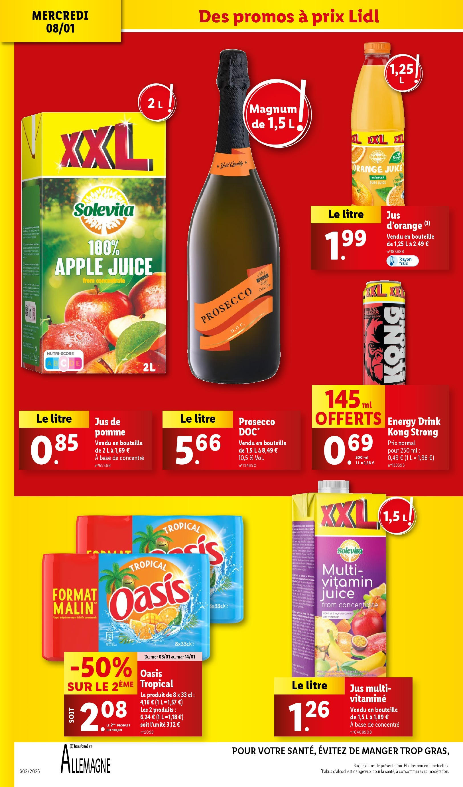 Catalogue LIDL du 07/01/2025 | Promo prospectus en ligne | Page: 24 | Produits: Pomme, Base, Kong strong, Jus