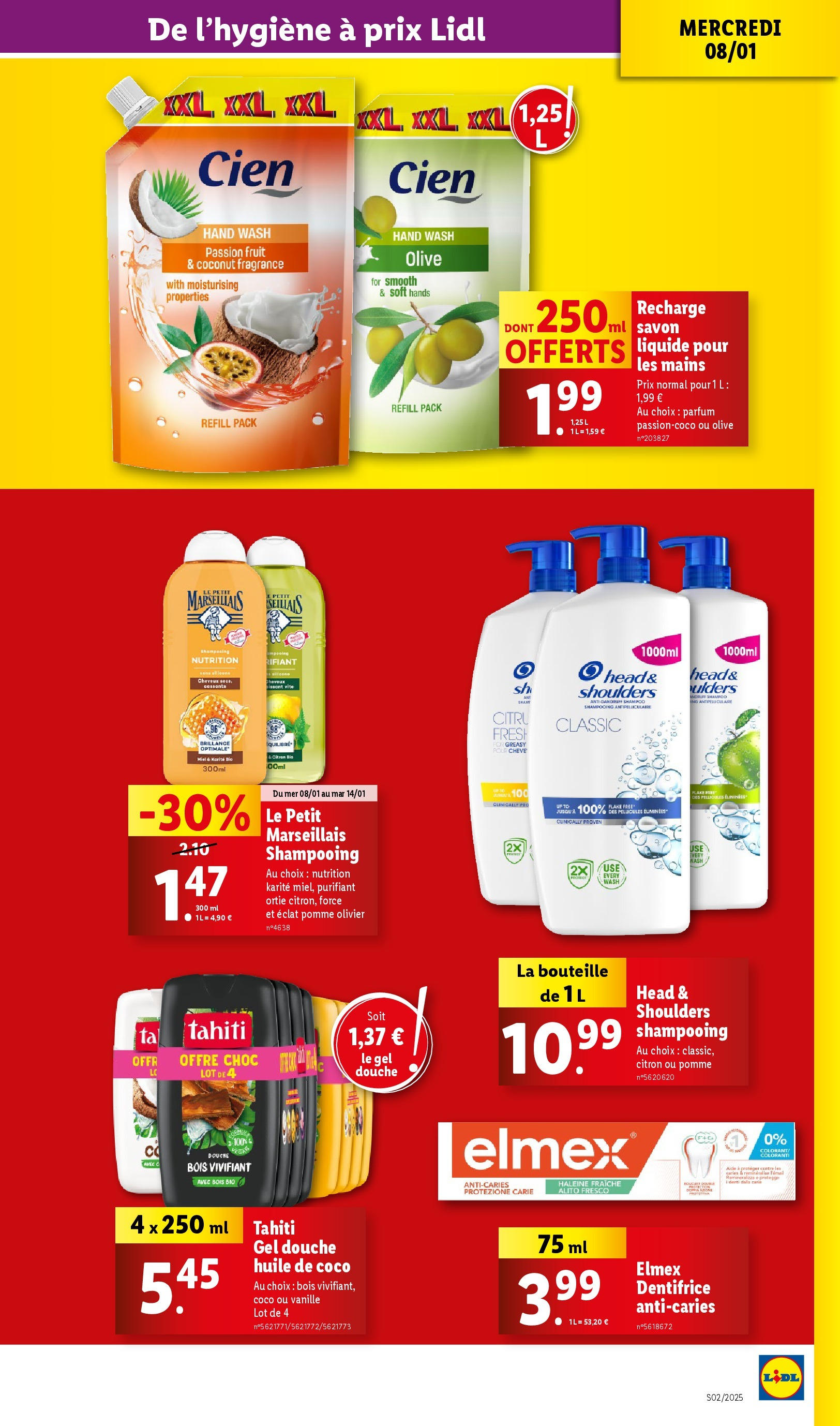 Catalogue LIDL du 07/01/2025 | Promo prospectus en ligne | Page: 27 | Produits: Citron, Parfum, Dentifrice, Douche