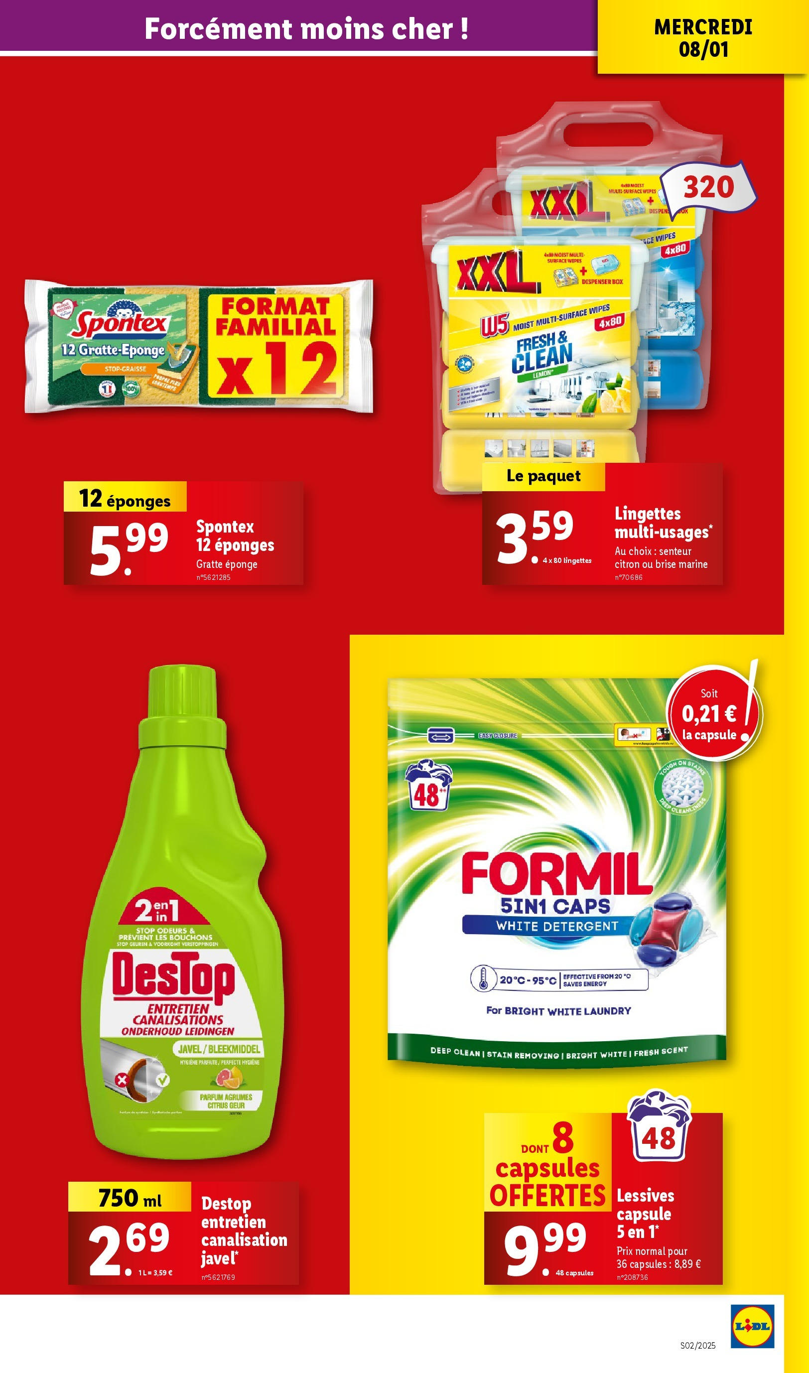 Catalogue LIDL du 07/01/2025 | Promo prospectus en ligne | Page: 29 | Produits: Citron, Parfum, Eponge, Détergent