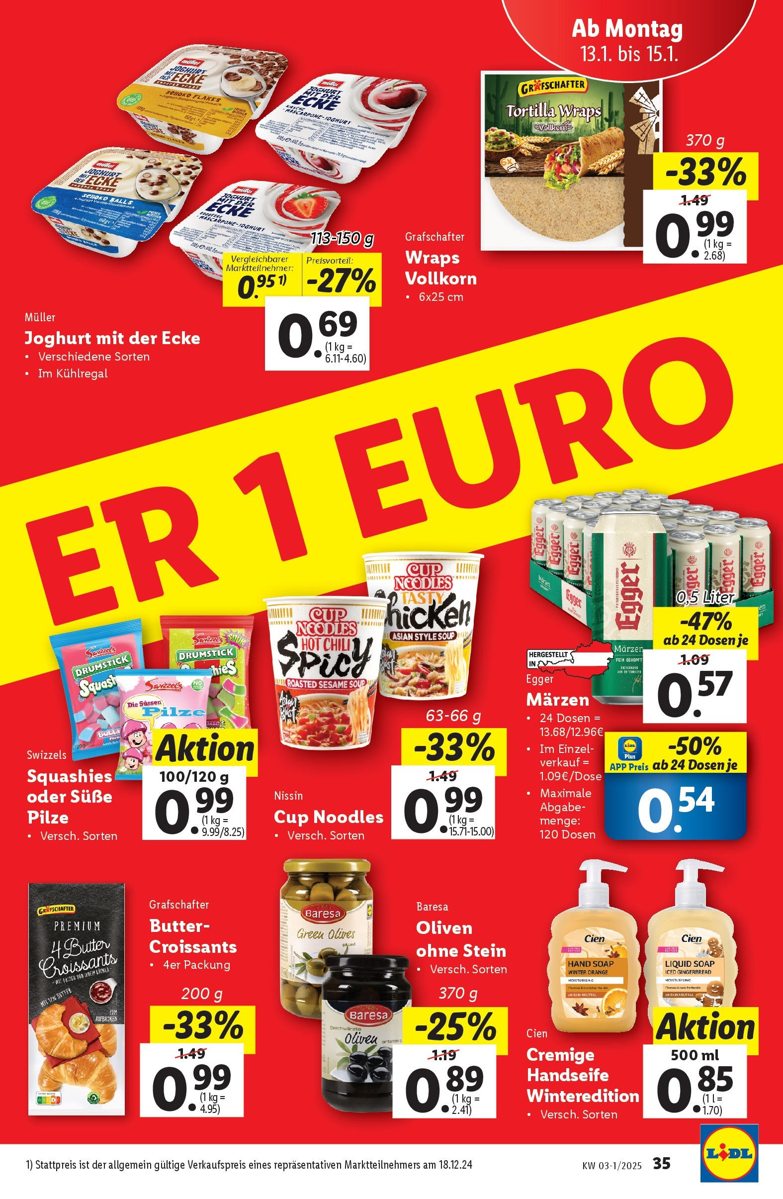 Lidl Flugblatt - Wien ab 09.01.2025 - Angebote ab donnerstag | Seite: 37 | Produkte: Butter, Joghurt