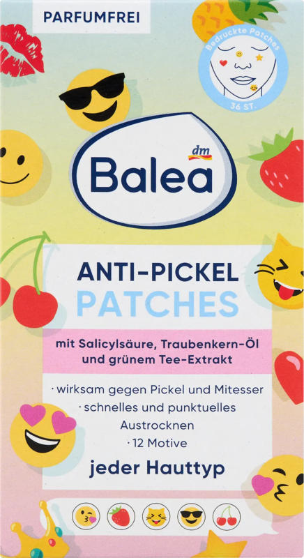 Balea Anti Pickel Patches bedruckt