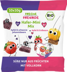 Freche Freunde Kindersnack Hafer-Mini Mix mit Apfel & Beere, ab 3 Jahren