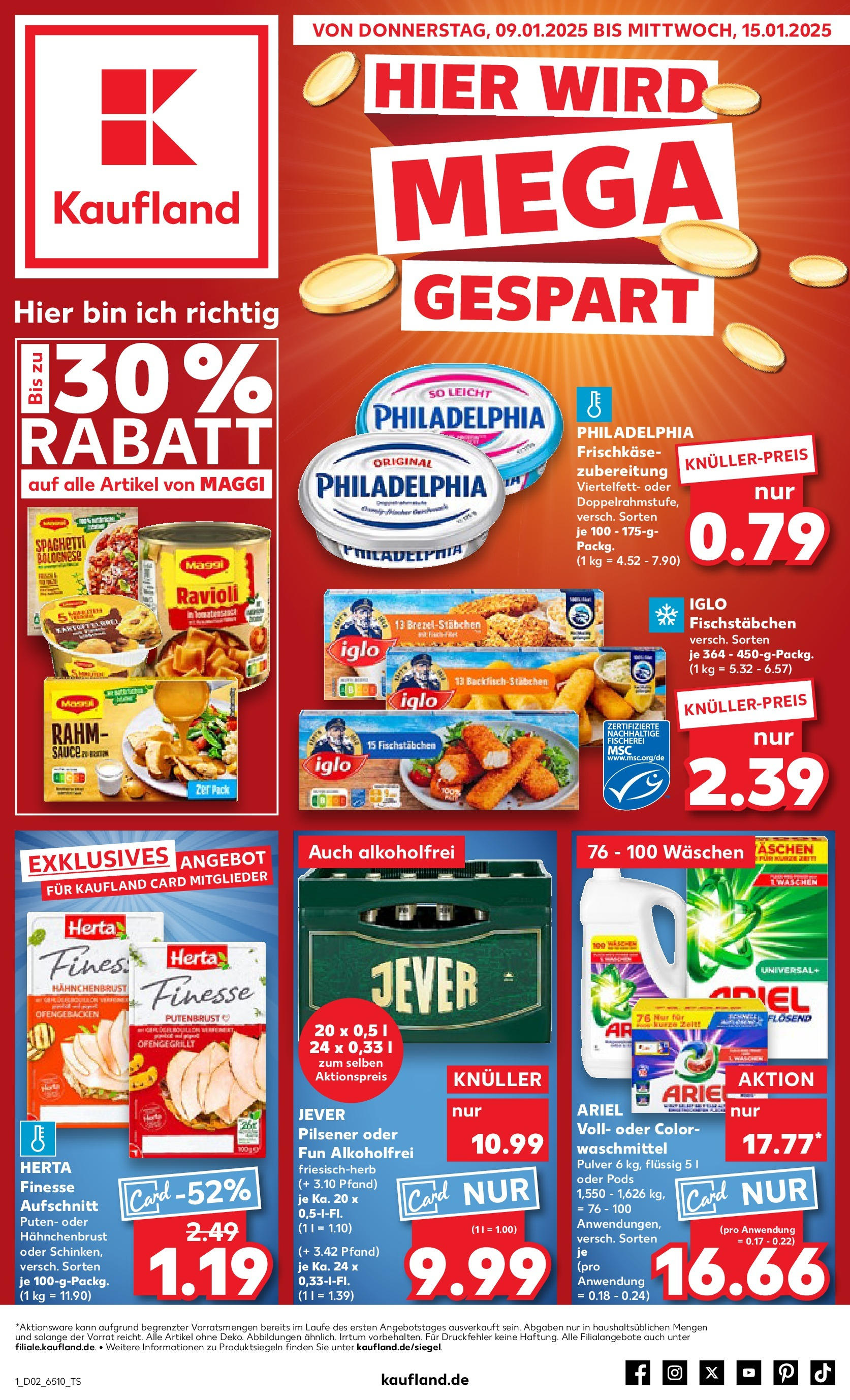 KAUFLAND Prospekt ab 09.01.2025 zum Blättern > Dorsten, Westwall 61