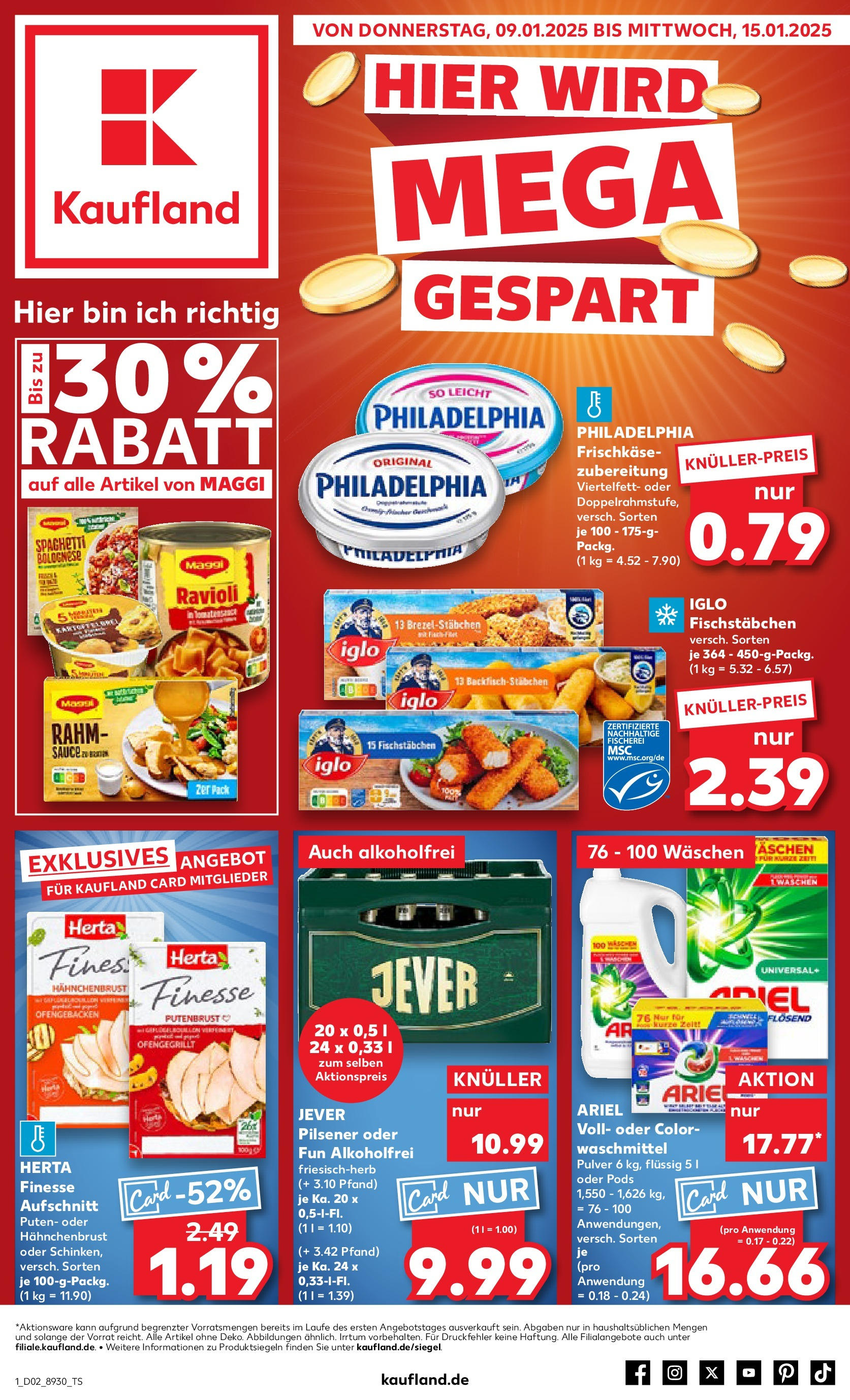 KAUFLAND Prospekt ab 09.01.2025 zum Blättern > Nürtingen, Europastraße 7