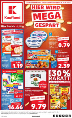 Vorschau von dem Prospekt des Geschäftes Kaufland, gültig ab dem 09.01.2025