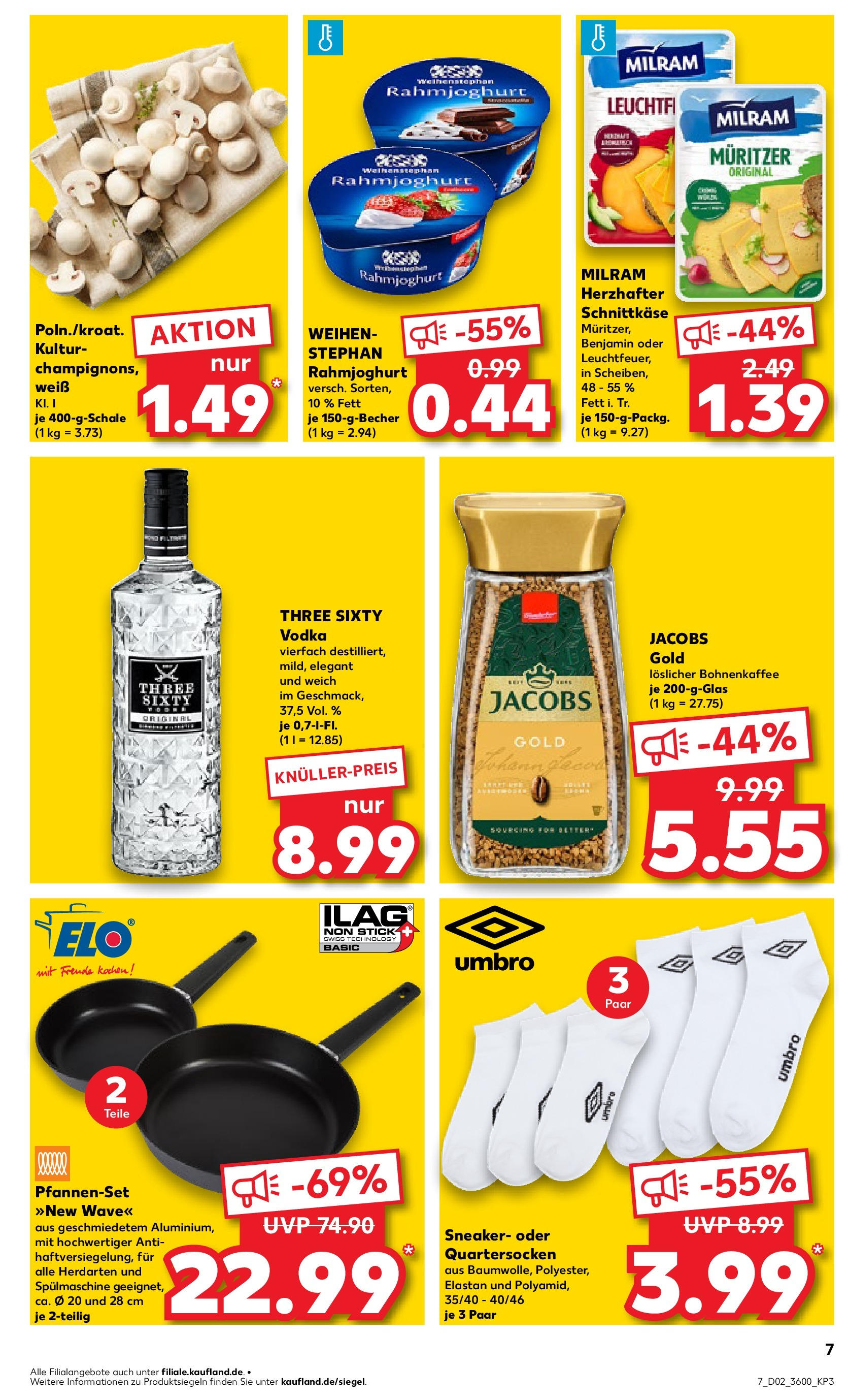 Kaufland - Ahrensfelde, Landsberger Chaussee 17 (ab 09.01.2025) » Angebote Online zum Blättern | Seite: 7 | Produkte: Milram, Vodka