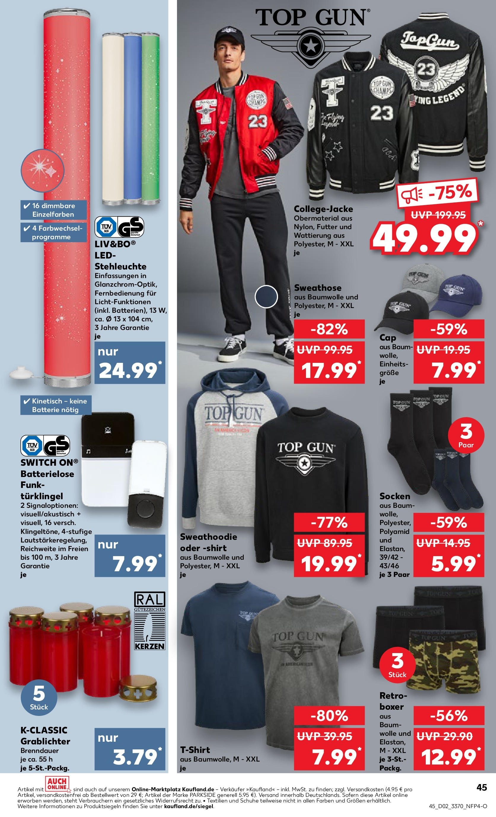 Kaufland - Berlin-Reinickendorf, Ollenhauerstraße 122 (ab 09.01.2025) » Angebote Online zum Blättern | Seite: 45 | Produkte: Shirt, Batterie, Socken, Boxer