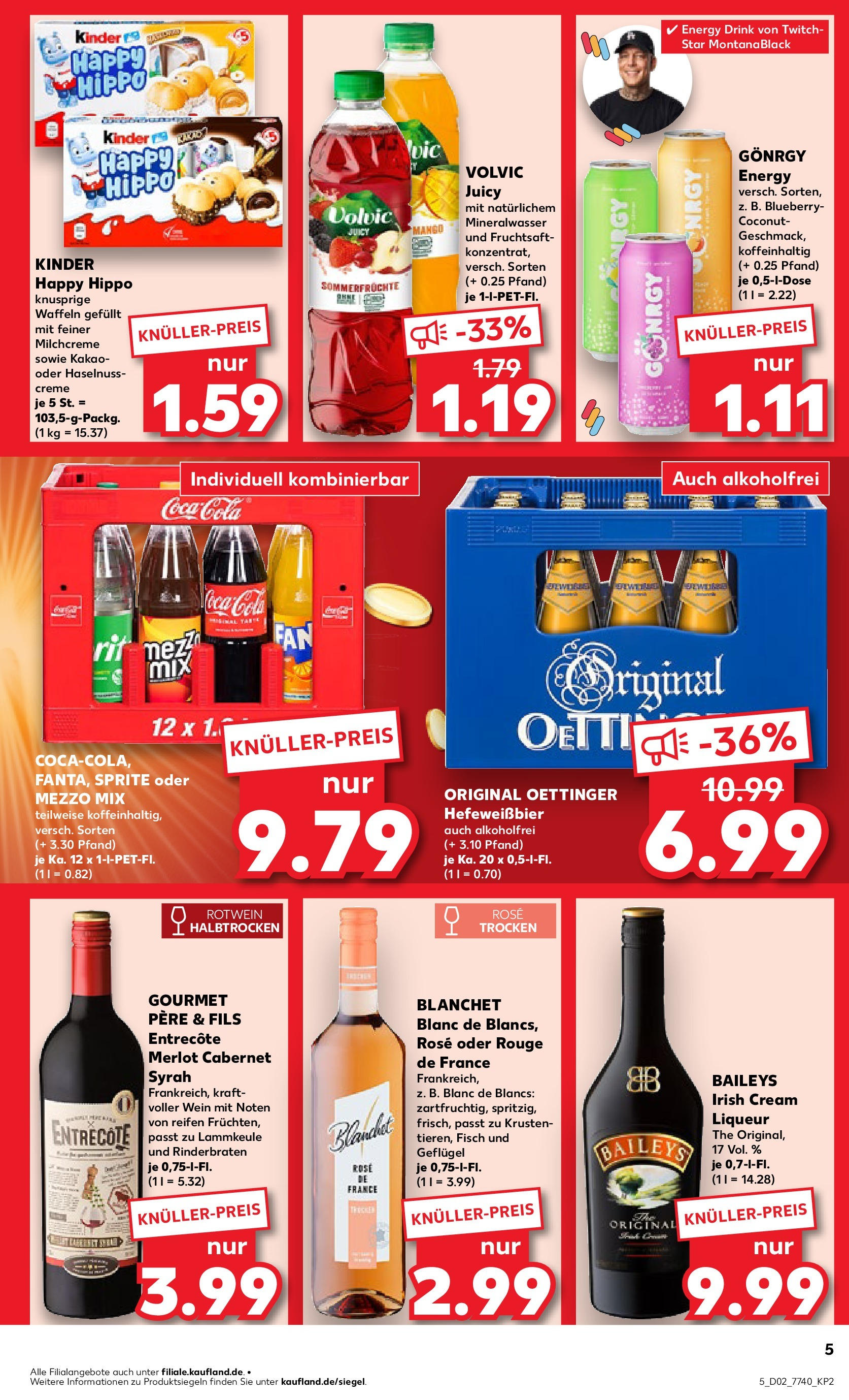 Kaufland - Nürnberg, Fürther Straße 187 (ab 09.01.2025) » Angebote Online zum Blättern | Seite: 5 | Produkte: Rotwein, Entrecote, Mineralwasser, Wein