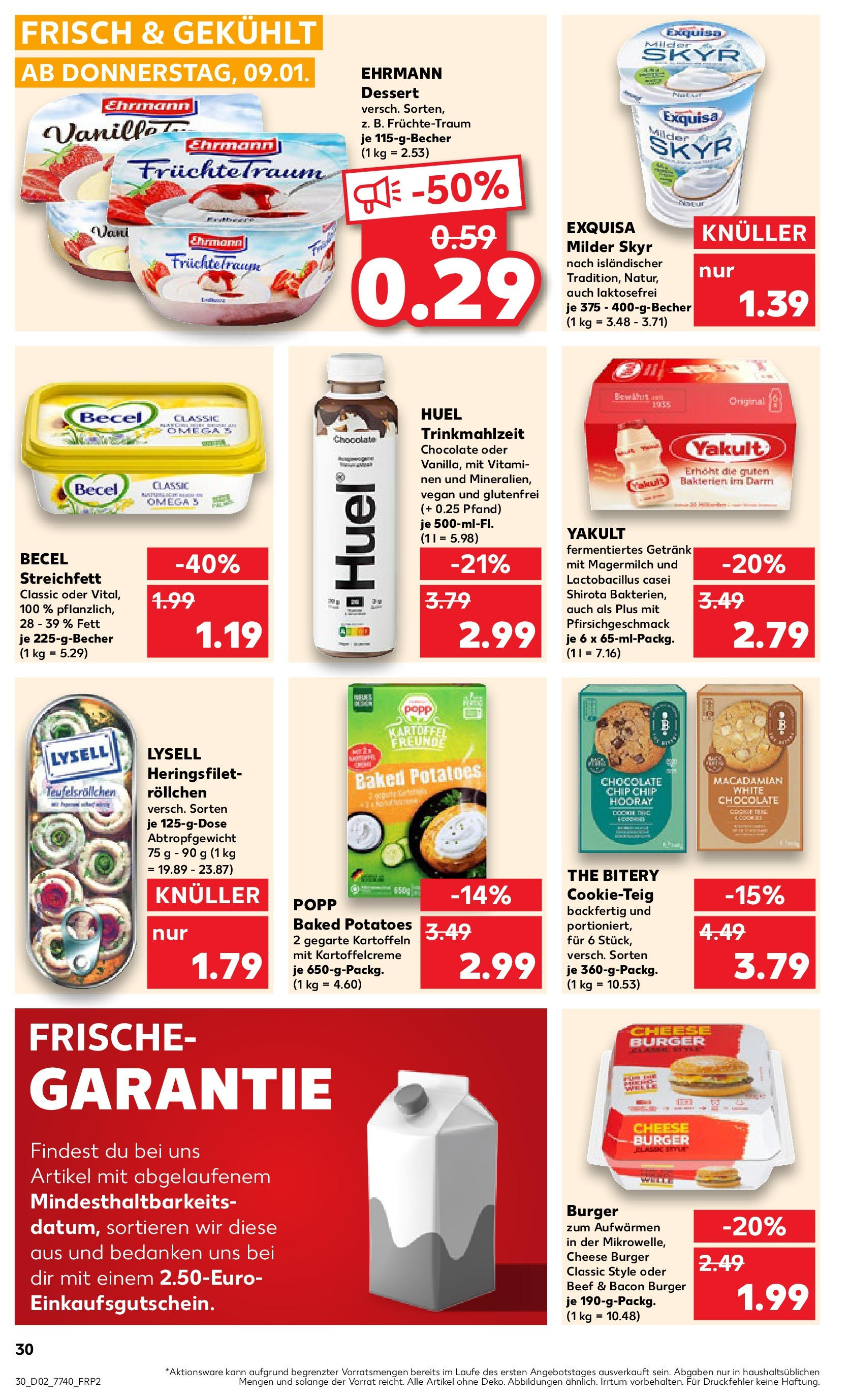 Kaufland - Nürnberg, Fürther Straße 187 (ab 09.01.2025) » Angebote Online zum Blättern | Seite: 30 | Produkte: Burger, Skyr, Exquisa, Kartoffeln