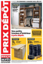 Vos petits travaux d’intérieur à prix dépôt.