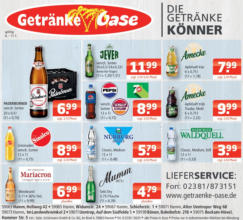 Getränke Oase: Getränkeangebote