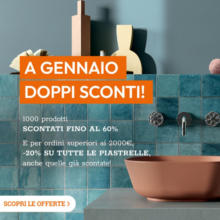 A gennaio doppi sconti!