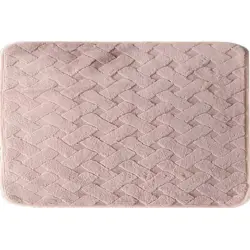 КИЛИМЧЕ ЗА БАНЯ 3D ЛИНИИ РОЗОВО 40Х60 TONI BAD