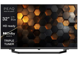 Peaq PTV 32H-5024C 32 Zoll HD-Ready TV; LCD TV mit 5 Jahre Geräteschutz