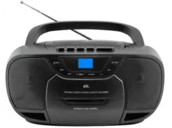 ok. Tragbares Radio ORC 540 mit CD, USB, MP3 und Kasette, schwarz; CD Kassettenradio