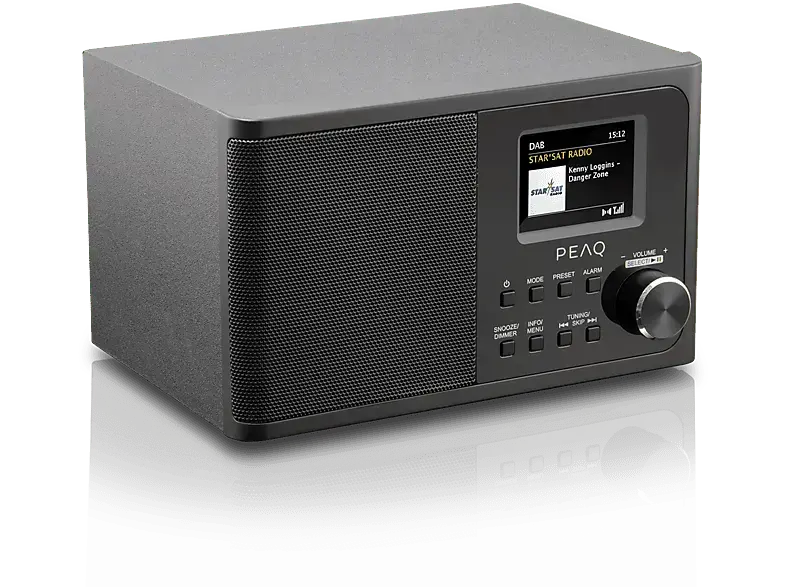 Peaq PDR 170 BT-B DAB+ Radio mit Bluetooth