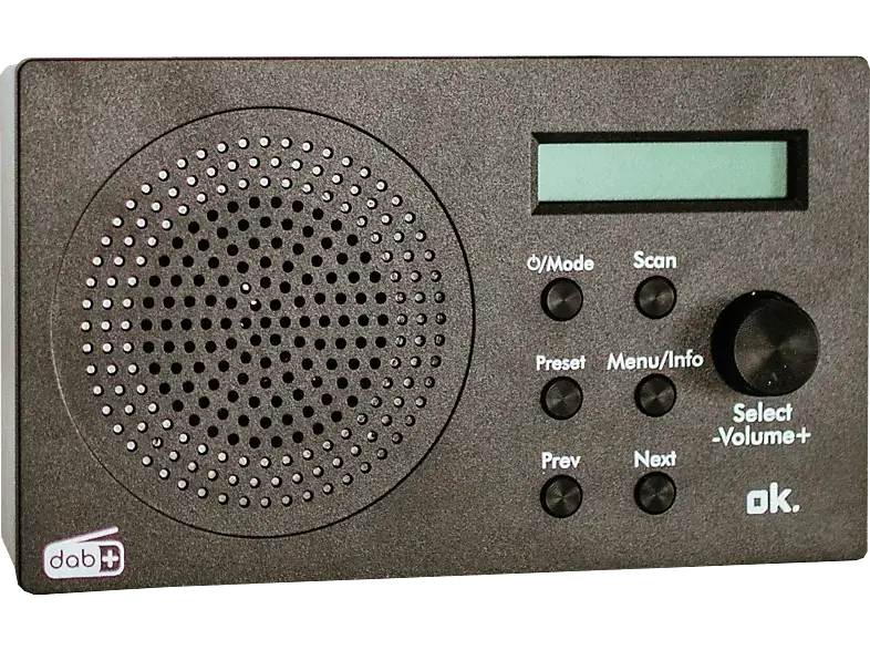 ok. ORD 101 BT-B-1 Tragbares DAB+ Digitalradio mit Bluetooth