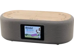 Peaq DAB+ Wecker PCR 120 BT-W mit wireless charging; Radiowecker