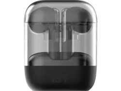 ISY ITW 7000-BK True Wireless Kopfhörer, transparentes Case, Schwarz