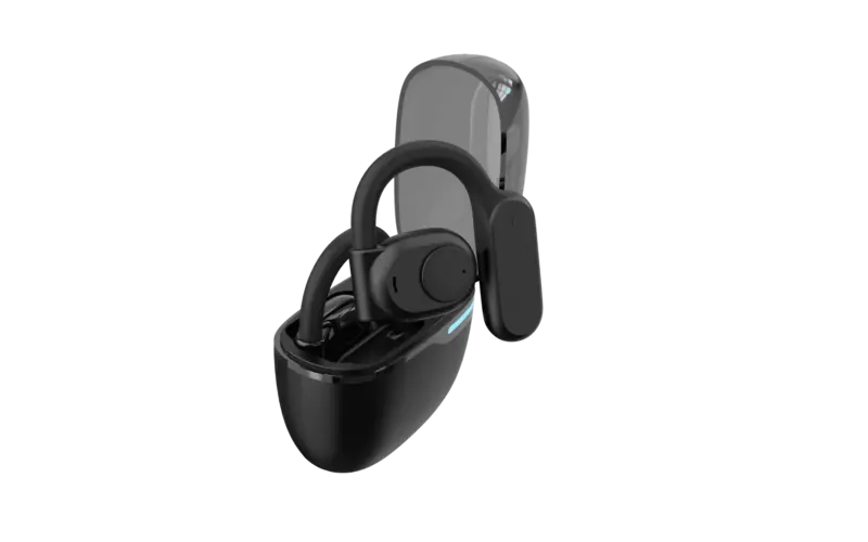 ISY ITW 8000 True Wireless Open-Ear Earphone, Schwarz; True Wireless Kopfhörer