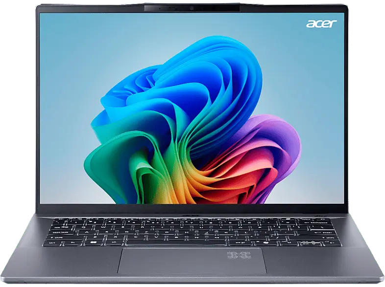 ACER ACER Swift Go 14 AI SFG14-01-X83X Copilot+ PC 14,5 Zoll, WUXGA, Qualcomm® Snapdragon™ X Plus X1P-42-100, 16 GB RAM, 512 SSD, Windows 11 Home (64 Bit), Adreno™ Onboard Graphics, Steel Gray