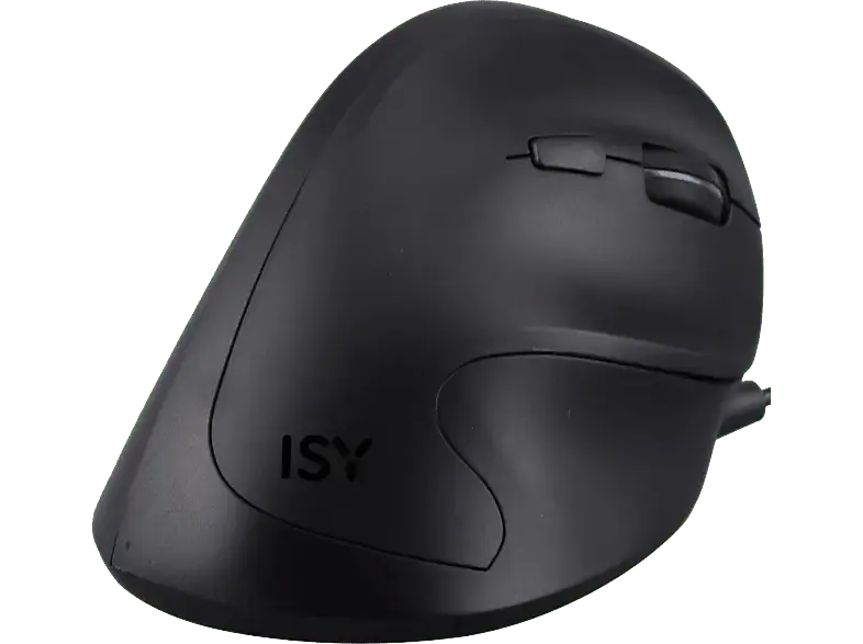ISY Maus IEM-2000, ergonomisch, USB, 3200dpi, Schwarz