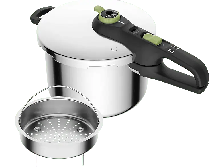 Tefal P2580702 Secure Trendy 6l Schnellkochtopf mit Korb
