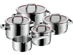 WMF Function Kochtopfset (5 tlg., für alle Herdarten, Silber, Edelstahl)
