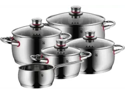 WMF Quality One Topfset (für alle Herdarten, Silber, Rostfreier Edelstahl 18/10)