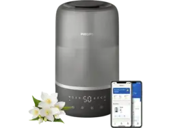 Philips HU 1510/03 1000 Series Luftbefeuchter Grau (19,6 Watt, Raumgröße: 41 m²)